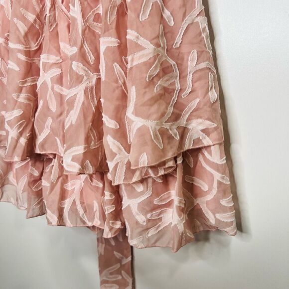 Simplee Plus Pink Textured Dress Romper Shorts NWT! - Picture 5 of 11